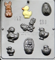 848 Easter Assortment Chocolate Candy Mold