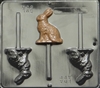 850 Bunny Lollipop Chocolate Candy Mold