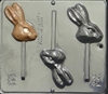 858 Bunny Face Lollipop Chocolate Candy Mold