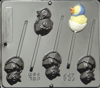 860 Chick in Egg Lollipop Chocolate Candy Mold