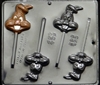 862 Bunny Pop Lollipop Chocolate Candy Mold