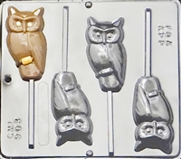 903 Harry Potter Owl Lollipop Chocolate Candy Mold