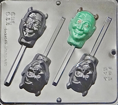 944 Devil Lollipop Chocolate Candy Mold