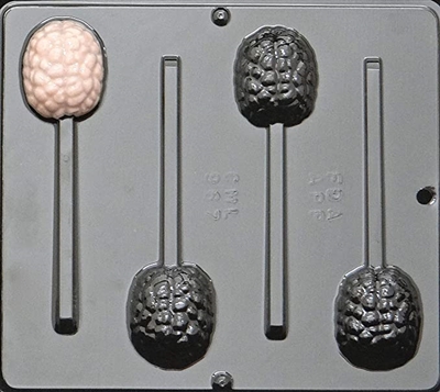 967 Brain Lollipop Chocolate Candy Mold