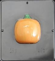 971 Large Jack O Lantern Pumpkin Back Plain Chocolate Candy Mold