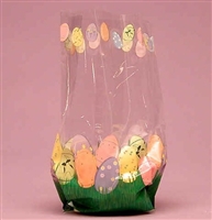 BAP-06-25 Easter Eggs printed cello bag. Qty. 25