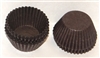 CP-01-1000 #4 Brown candy cup.  1" diameter, 3/4" wall.  Qty 1000