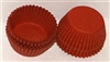 CP-06-0200 #5 Deep Red candy cup.  1 1/4" diameter, 3/4" wall.  Qty 200