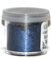 DP-15 "Deep Blue" (Midnight Blue) Luster Dusting Powder. 2 gram container.