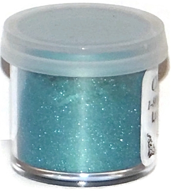 DP-24 Ocean Green (Teal) Luster Dusting Powder. 2 gram container.