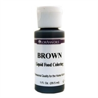 LFC-03 LorAnn Oils Brown Liquid Food Coloring , 1 ounce