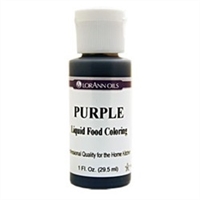 LFC-07 LorAnn Oils Purple Liquid Food Coloring , 1 ounce