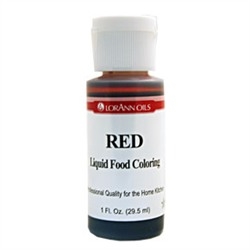 LFC-08 LorAnn Oils Red Liquid Food Coloring , 1 ounce