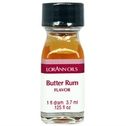 LO-16-12 Butter Rum Flavor. Qty 12 Dram bottles