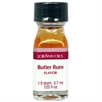 LO-16-24 Butter Rum Flavor. Qty 24 Dram bottles