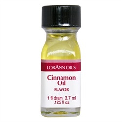 LO-25-12 Cinnamon Oil Flavor. Qty 12 Dram bottles