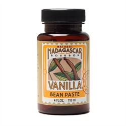 MVP-01 Natural Madagascar Vanilla Bean Paste. 4 ounce bottle.