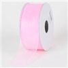 R-02 Pink sheer organza ribbon. 5/8" x 25yds.