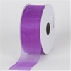 R-09 Purple sheer organza ribbon. 5/8" x 25yds.