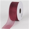 R-94 Burgundy sheer organza ribbon. 5/8" x 25yds.