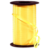 RS-11 Yellow-curling ribbon spool 3/16in. x 500 yds.