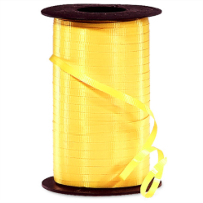 RS-11 Yellow-curling ribbon spool 3/16in. x 500 yds.