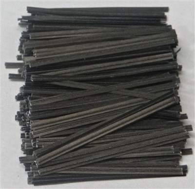 TP-10-100 Black paper twist tie. 3 1/2" Length Quantity 100 