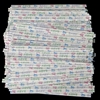 TTP-08-500 Baby Print paper twist tie. 3 1/2" Length Quantity 500