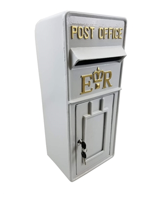 Large cast metal post box