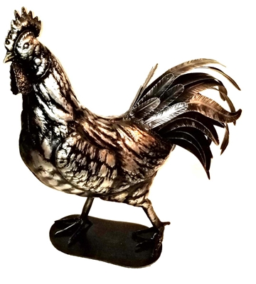 SK10097 - Stainless Steel Sculpture - Rooster