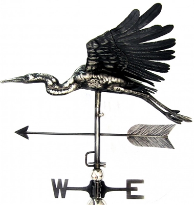 SK10117 - Stainless Steel Weathervane - Heron