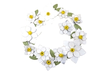 Daisy Ring metal wall art