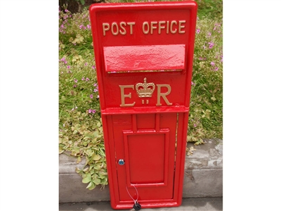 Royal mail front fascia cast metal post box