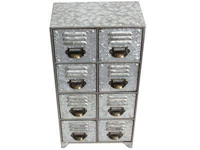 Industrial metal cabinet 8 drawers