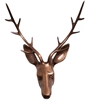 Deer stag head aluminium metal wall art