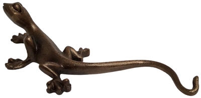 Aluminium gecko metal wall art