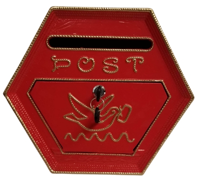 wall mounted cast metal post box