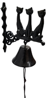 SK10511 - Metal Wall Bell - Cat Design