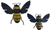 SK10543 - Set of 2 Bumble Bee Metal Wall Art