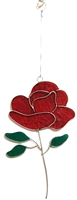 SK10592 - Resin Suncatcher - Red Rose Design