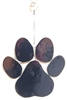 SK10625 - Resin Suncatcher - Black Paw Print Design