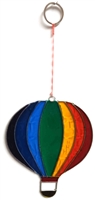 SK10627 - Resin Suncatcher - Rainbow Hot Air Balloon Design