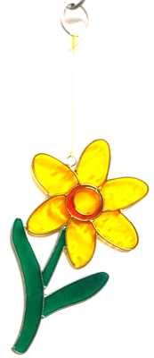 SK10628 - Resin Suncatcher - Daffodil Design