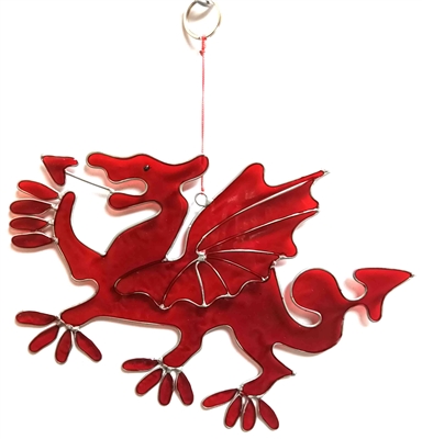 SK10632 - Resin Suncatcher - Red Welsh Dragon Design