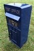 Large cast metal post box