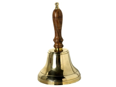 Brass school hand bell