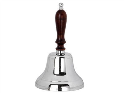 Silver school hand bell