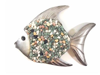 Metal Wall Art - Pebble Fish