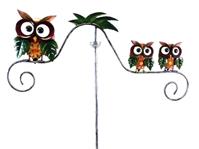 Owl garden wind spinner