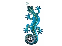 Metal Wall Art - Blue Gecko